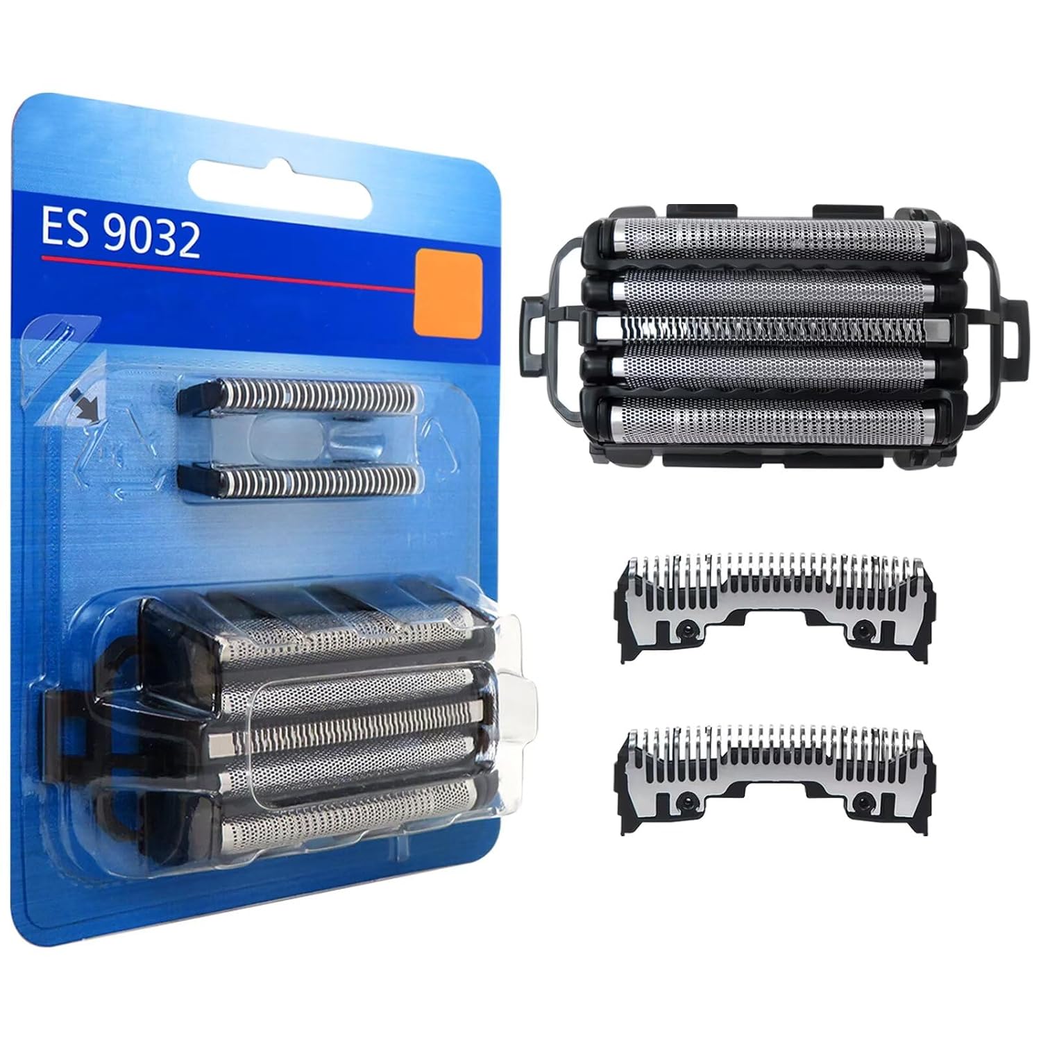 ES9032 WES9032P Men's Electric Razor Inner Blade & Outer Foil Set Replacement for Panasonic ES-LV9A ES-LV9B ES-LV7A ES-LV7B ES-LV5A ES-LV97-K, ES-LV67-K