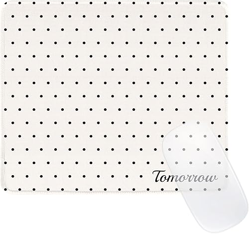 Miniatura 11 de Bonita alfombrilla de ratón rosa, alfombrilla de ratón con patrón retro a cuadros, diseño de alfombrilla de ratón cuadriculada impermeable estética