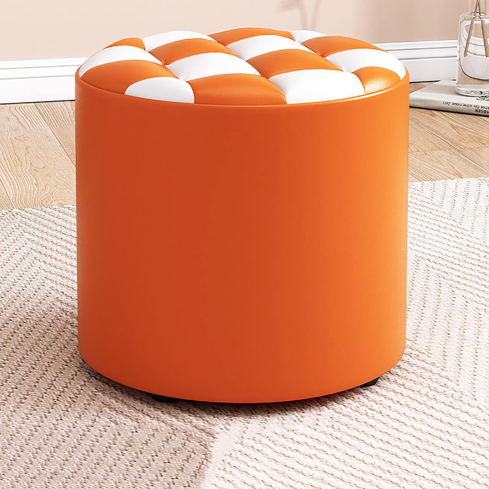 Tabouret de Vanité Capitons Moelleux pour Coiffeuse de Chambre Chic