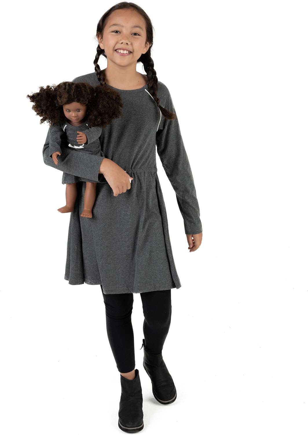 Leveret DRESS ガールズ US サイズ: 4 Years カラー: グレー