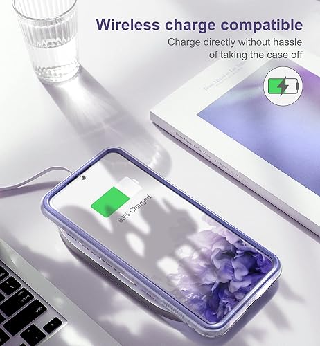 Miniatura 7 de SURITCH Funda para Samsung Galaxy S22 Plus, protector de pantalla integrado Protección de cuerpo completo a prueba de golpes, resistente, delgada,