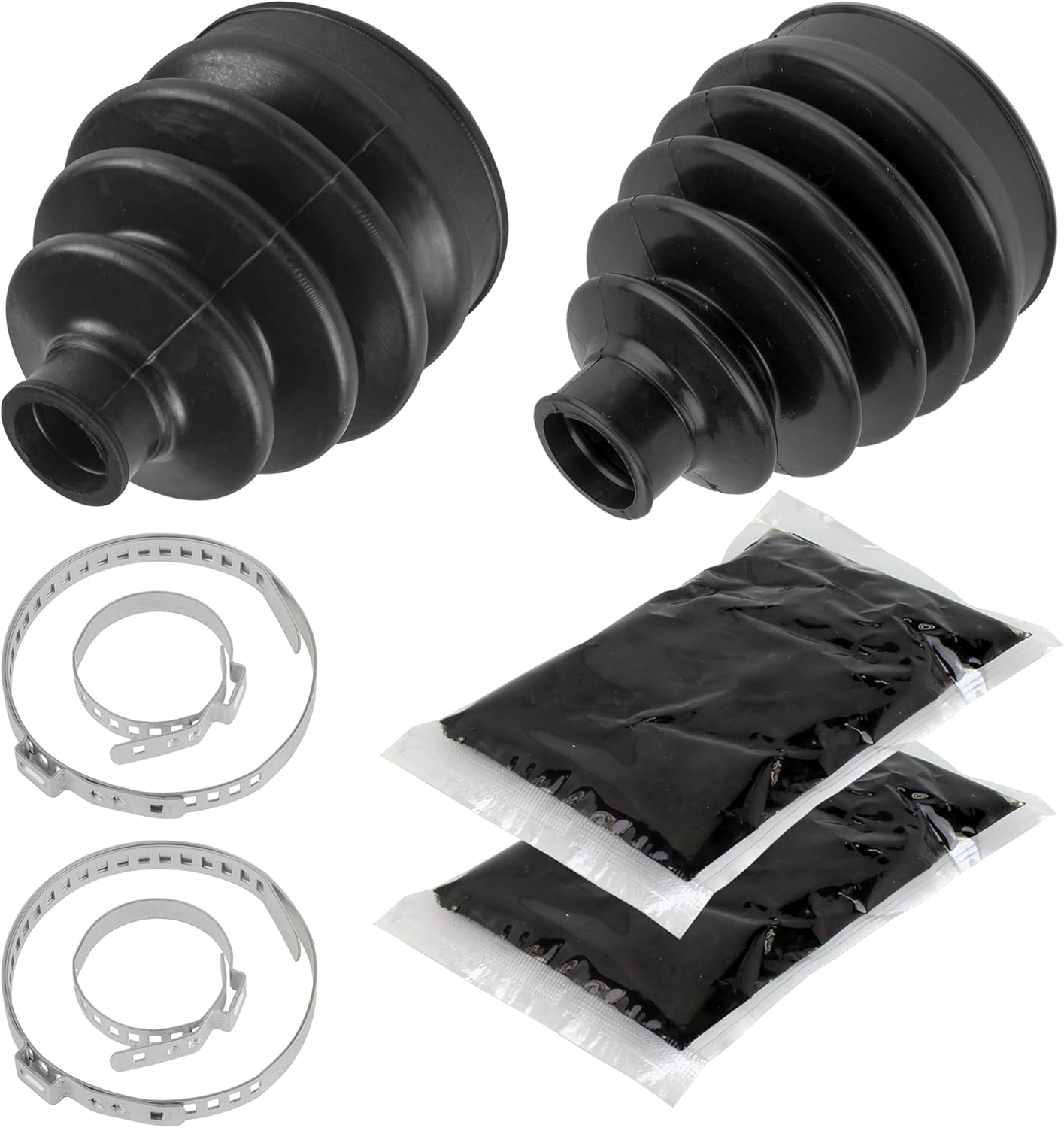 Caltric Front Axle Outer Inner CV Boots Kit Compatible with Polaris General XP 1000 / XP 4 1000 2020-2022
