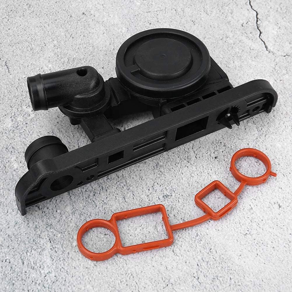 Aramox Soupape PCV, tuyau d'évent de soupape de reniflard PCV 06F129101N ABS Noir