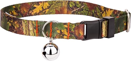 Miniatura 9 de Country Brook Petz - Collar de gato naranja Sunset Camo - Colección de camuflaje con 14 diseños resistentes