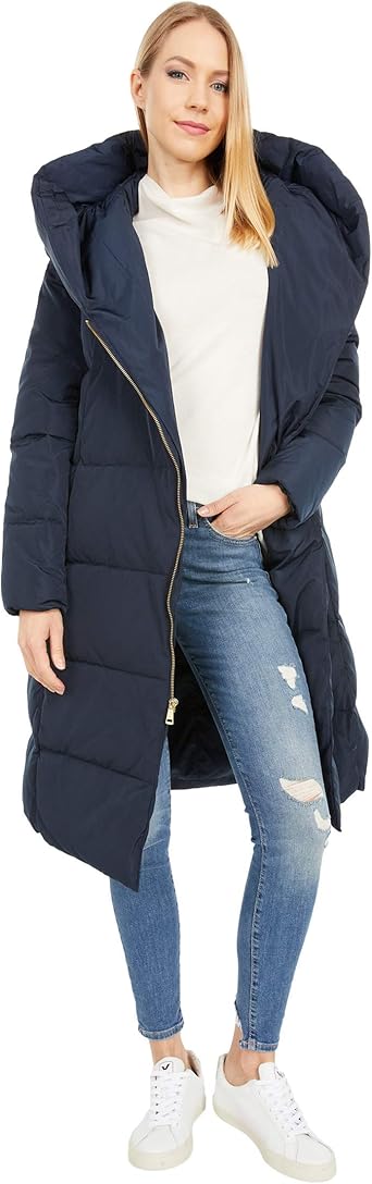 cole haan zip front down jacket