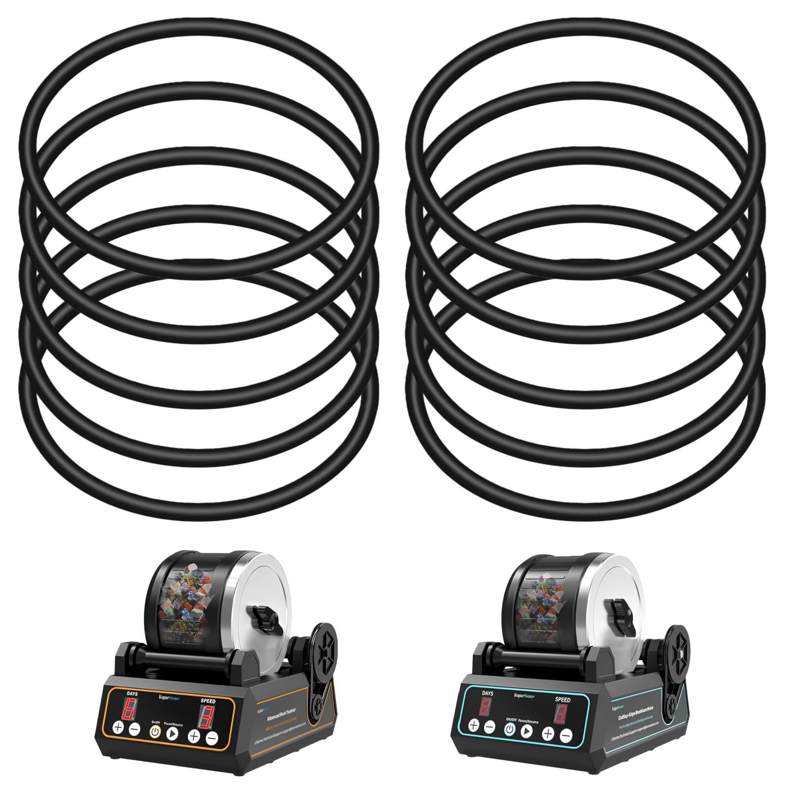 Rock Tumbler Replacement Belt - 5 Pack -6