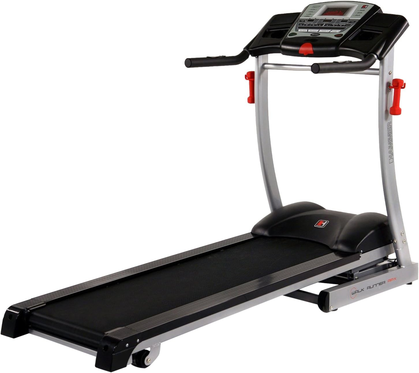 Hammer RPX Auto-Incline Treadmill - Black/Silver