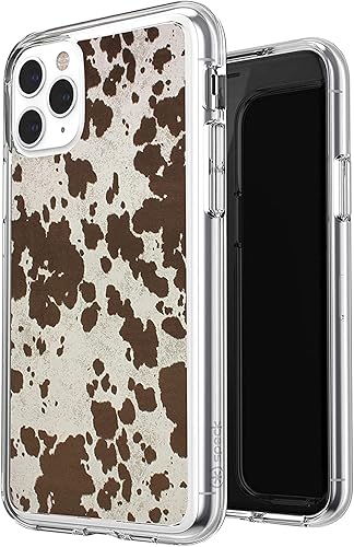 Funda de teléfono con estampado de vaca para iPhone 13 Pro Max, funda de iPhone con estampado de cuero de vaca occidental para hombres y mujeres,