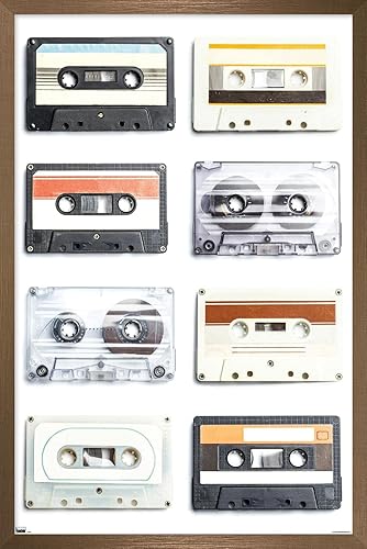 Miniatura 14 de Trends International Póster de pared de casetes, 22.375 x 34 pulgadas, versión sin marco Versión sin marco,Versión enmarcada Barnwood,Versión con