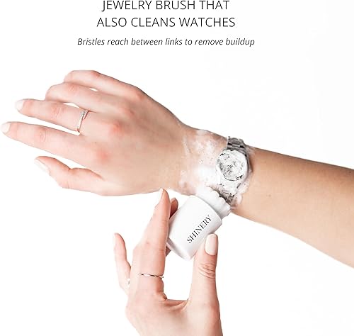 Miniatura 3 de Shinery Radiance Brush - Cepillo de limpieza de joyas y cepillo de limpieza de relojes, herramienta de precisión profesional para joyería fina y