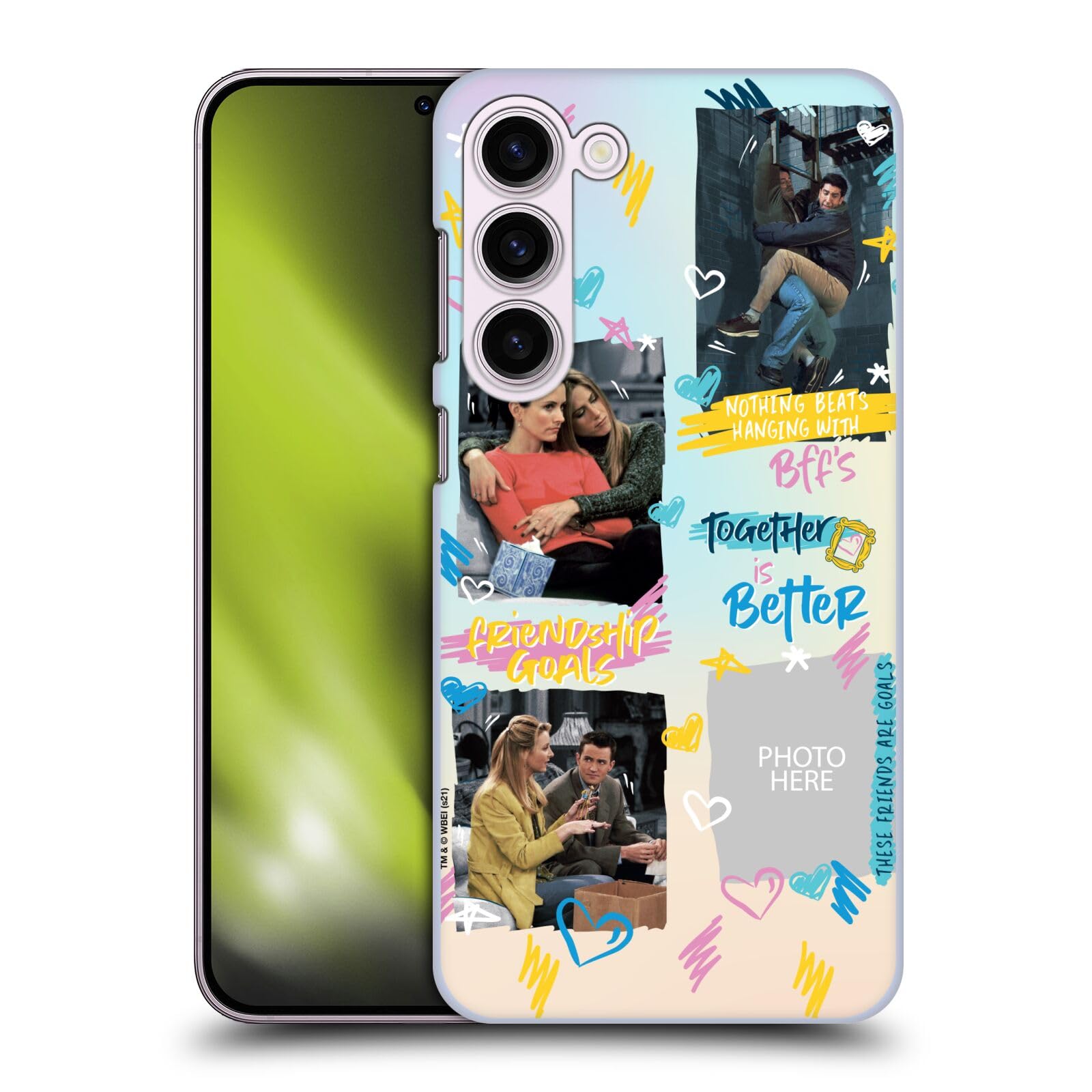 Coque Galaxy S23 Plus 5G Friends Objectifs d'amitié rigide personnalisable - 8