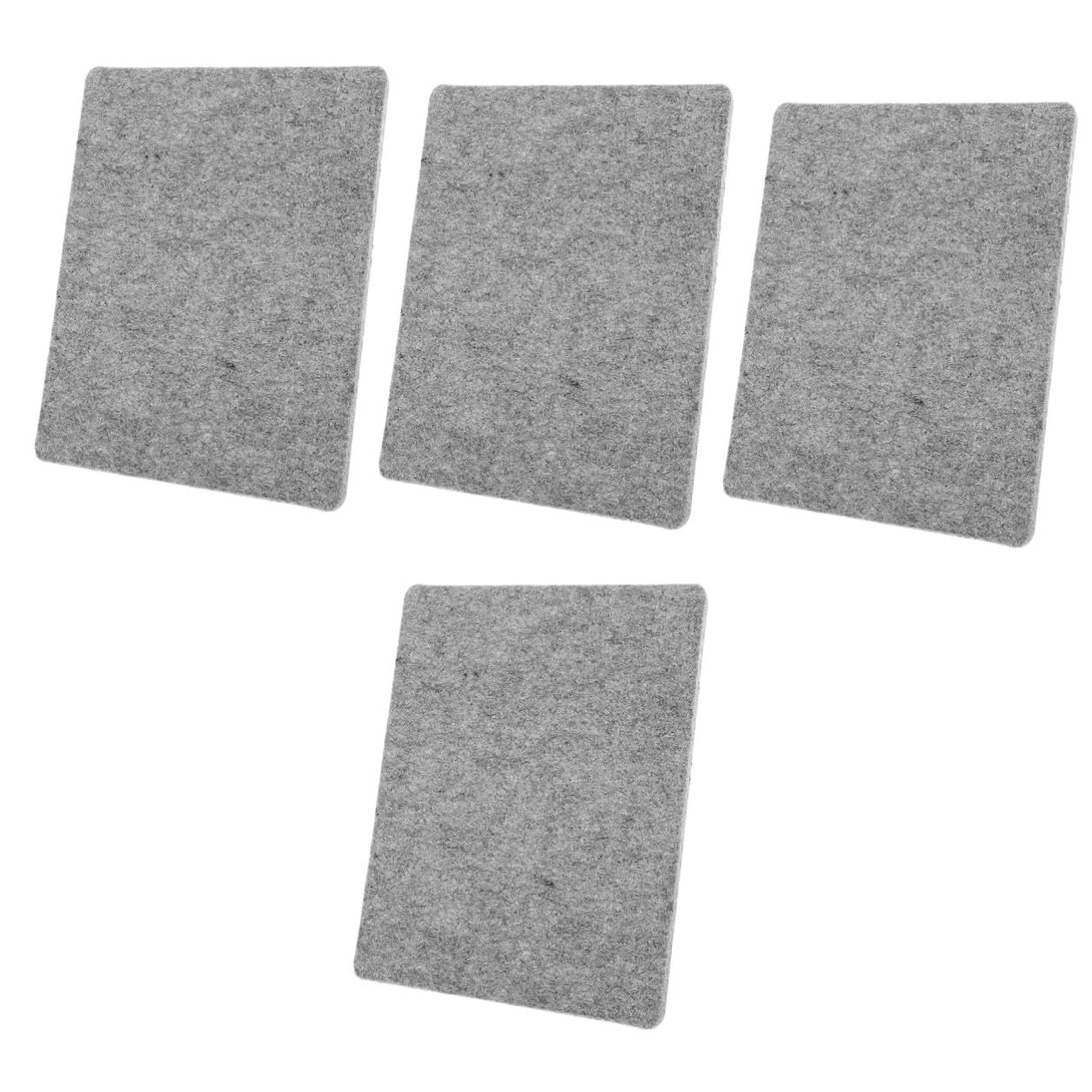 SOLUSTRE 4 Pezzi Tappetino Stirare Feltro Resistente Alte Temperature Protezione Abiti Riutilizzabile Leggero e Lavabile per Asse