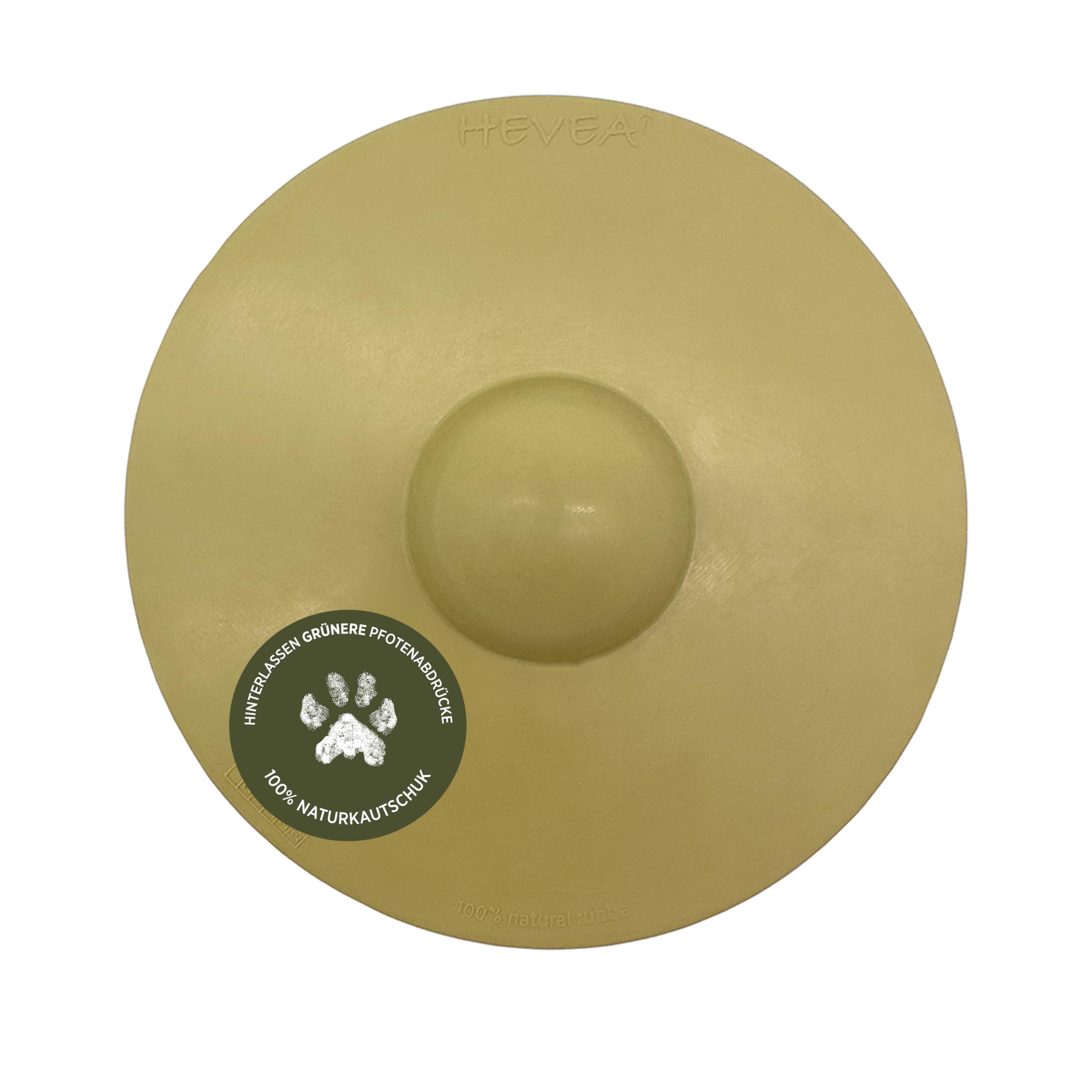 Hevea Galaxy Dog Throw & Fetch Disc (Hunter Green) - Natural Rubber Frisbee Dog Fetch Toy - Portable and Floats on the Water