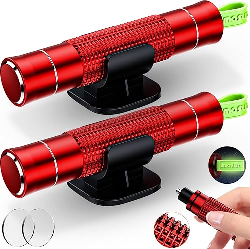 Miniatura 10 de Safehammer - Martillo seguro mejorado para romper cristales bajo el agua, martillo de automóvil, cortador de cinturón de seguridad, herramienta