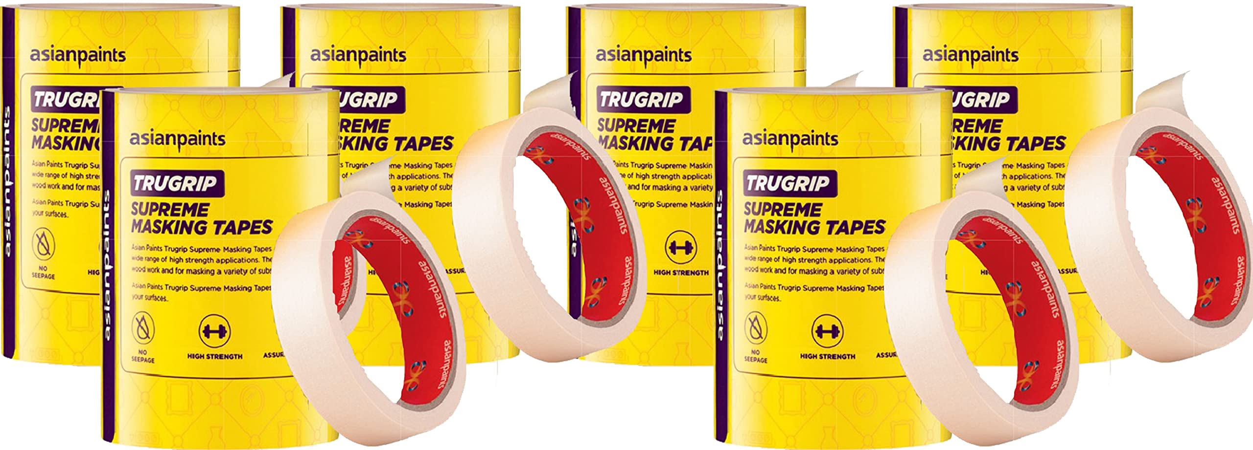 See full amazon price history chart for Asian Paints Trugrip Masking Tape 3/4 inch x 20 Meters in Length 18 mm / 0.75" Width - 8 Rolls/Pack - Suitable for Artist, Carpenter, Labelling, Painting (3/4 Inch, 6) Asian Paints Trugrip Masking Tape 3/4 inch x 20 Meters in Length 18 mm / 0.75" Width - 8 Rolls/Pack - Suitable for Artist, Carpenter, Labelling, Painting (3/4 Inch, 6) (B08WX2TXB8) Amazon Price History, Amazon Price Tracker