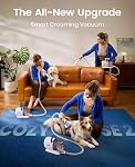 oneisall Dog Grooming Kit,Dog Hair Vacuum for Cat Pet Thick Coats,PG08 | 6 in 1 Grooming Tools,15000Pa Hair Suction,≤ 59dB Quiet Brush,Clipper & Nail Grinder,2L Dust Cup,For Home Multi-pet House