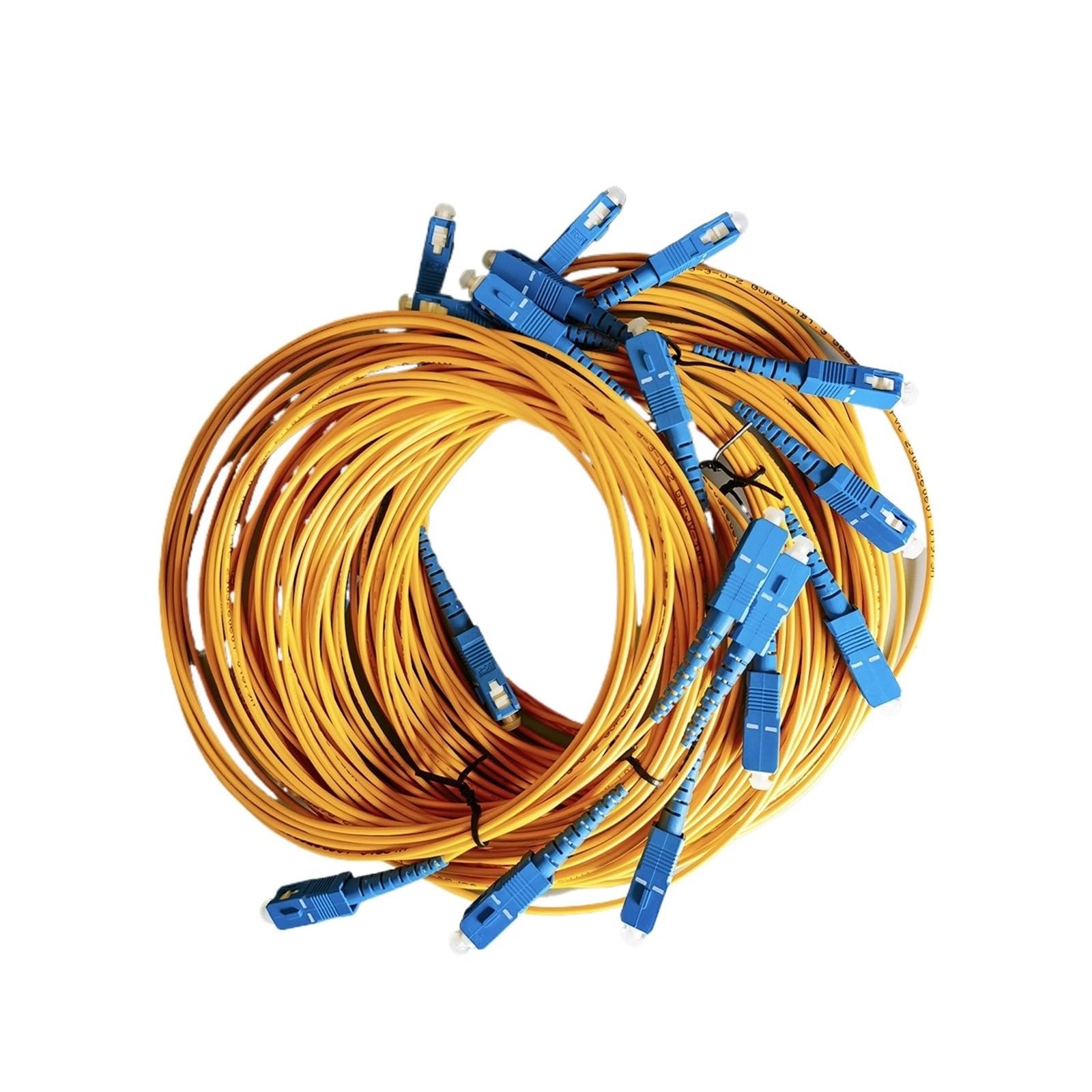 Lot de 10 câbles à fibre optique SC/UPC monomode G652D FTTH 2,0 mm, 300 cm