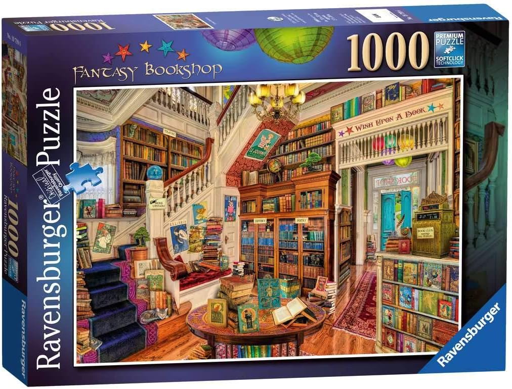 Ravensburger The Fantasy Bookshop 1000 Piece Jigsaw Puzzle for Adults and Kids Age 12 and Up