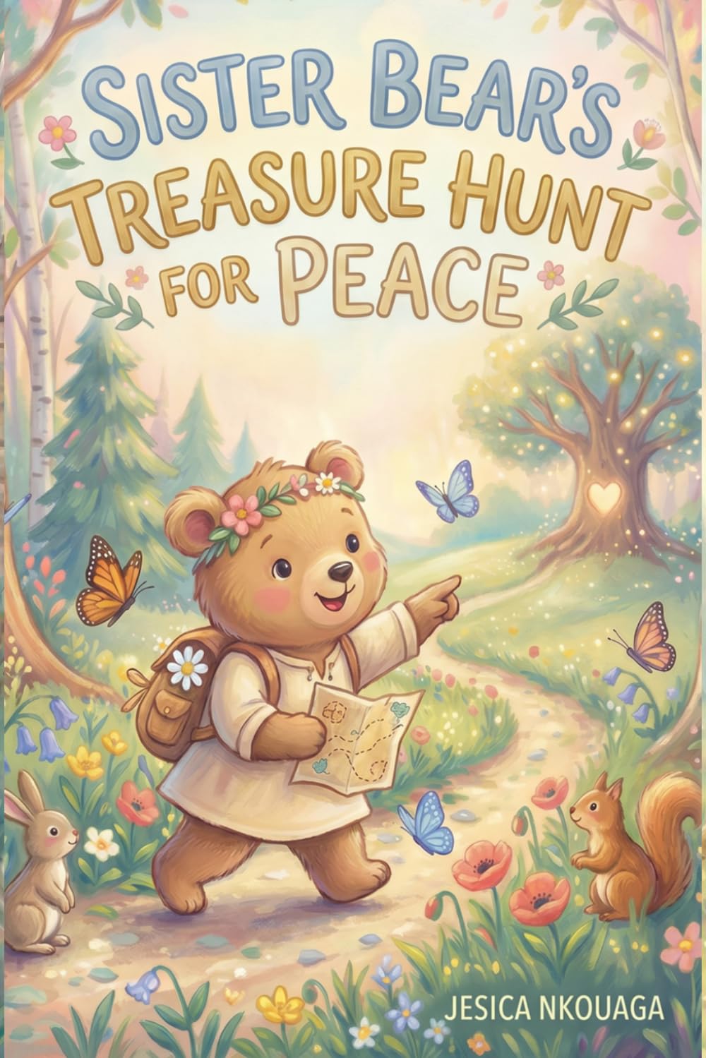 Sister Bear’s Treasure Hunt for Peace A Children's Story: With Play Script for Kids Reader's Theater and Performing Arts Plus Interactive Stick Puppet Paper Craft for Puppet Show