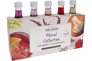 Monin Gourmet Flavorings Floral Collection: Elevate Cocktails, Drinks, and Beyond