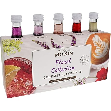 Monin Gourmet Flavorings Floral Collection: Elevate Cocktails, Drinks, and Beyond