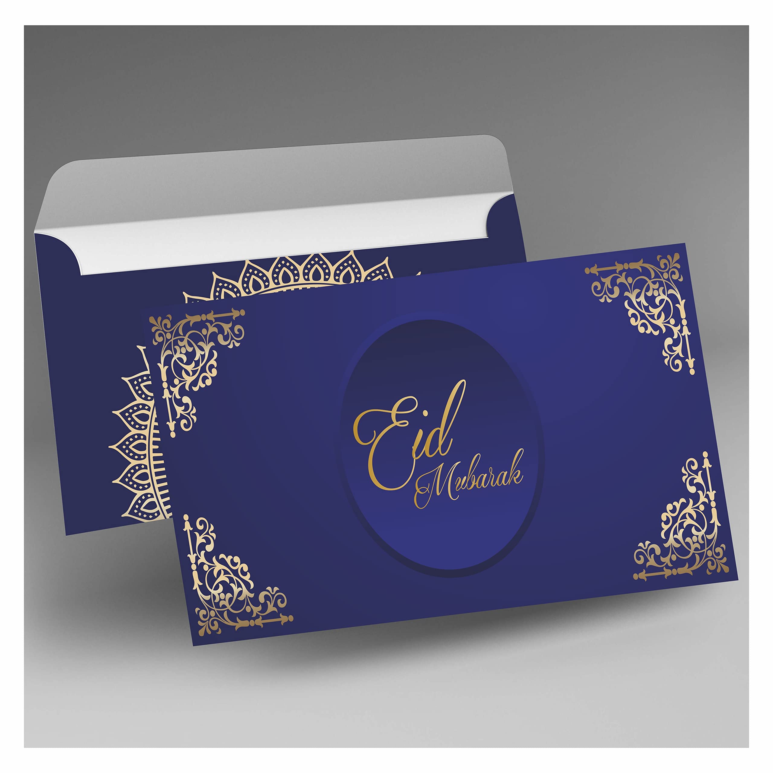 Anne Print Solutions® Pack Of 12 Eid Mubarak Envelope Shagun Colorful Greeting Lifafa For Exclusive Eid Mubarak Ramadan Money Envelopes for Gifting