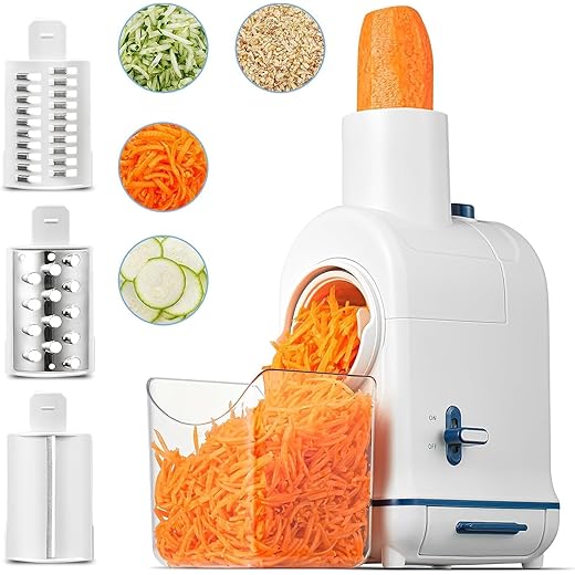 AOBOSI 3-in-1 Electric Cheese Grater