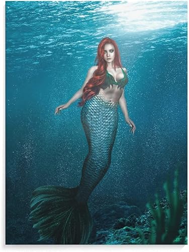 Póster de sirenas sexy para pared, arte de pared vintage de mito, arte de pared para dormitorio (36) impresiones artísticas en lienzo para disponible en Yaxa Colombia