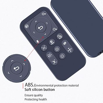 New Replacement Remote Control Compatible for Angetube 863Plus 2K Streaming Webcam with Ring Light