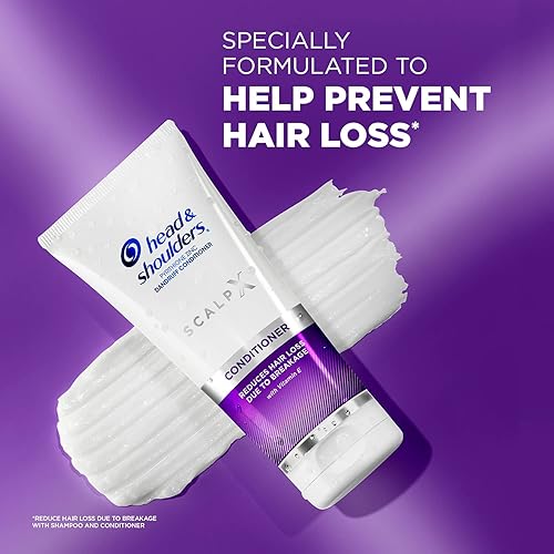 Miniatura 4 de Head & Shoulders Scalp X Acondicionador anticaspa para mujeres, reduce la caída de cabello debido a la rotura, 5.0 onzas fluidas