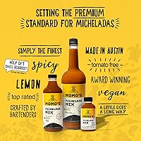 Vista 5 de Momo's Michelada Mix - Bebida refrescante para fiesta sin tomate, vegana, a base de limón, inspirada en América Central, paquete de 6