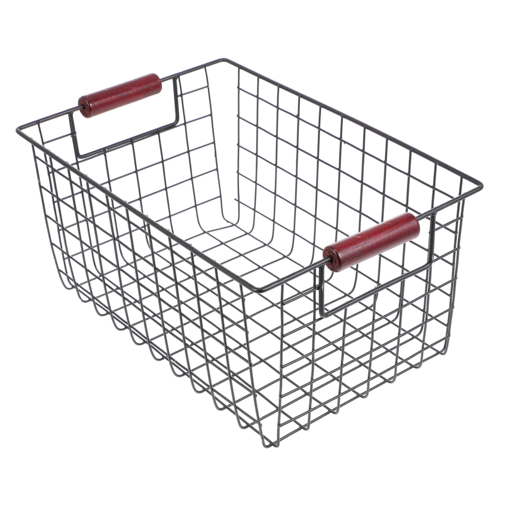 HOOTNEE Desktop Organizer Basket Sturdy Stainless Steel Storage Basket for Kitchen Seasonings Fruits and Snacks Open Design for Easy Access Countertop Organizer