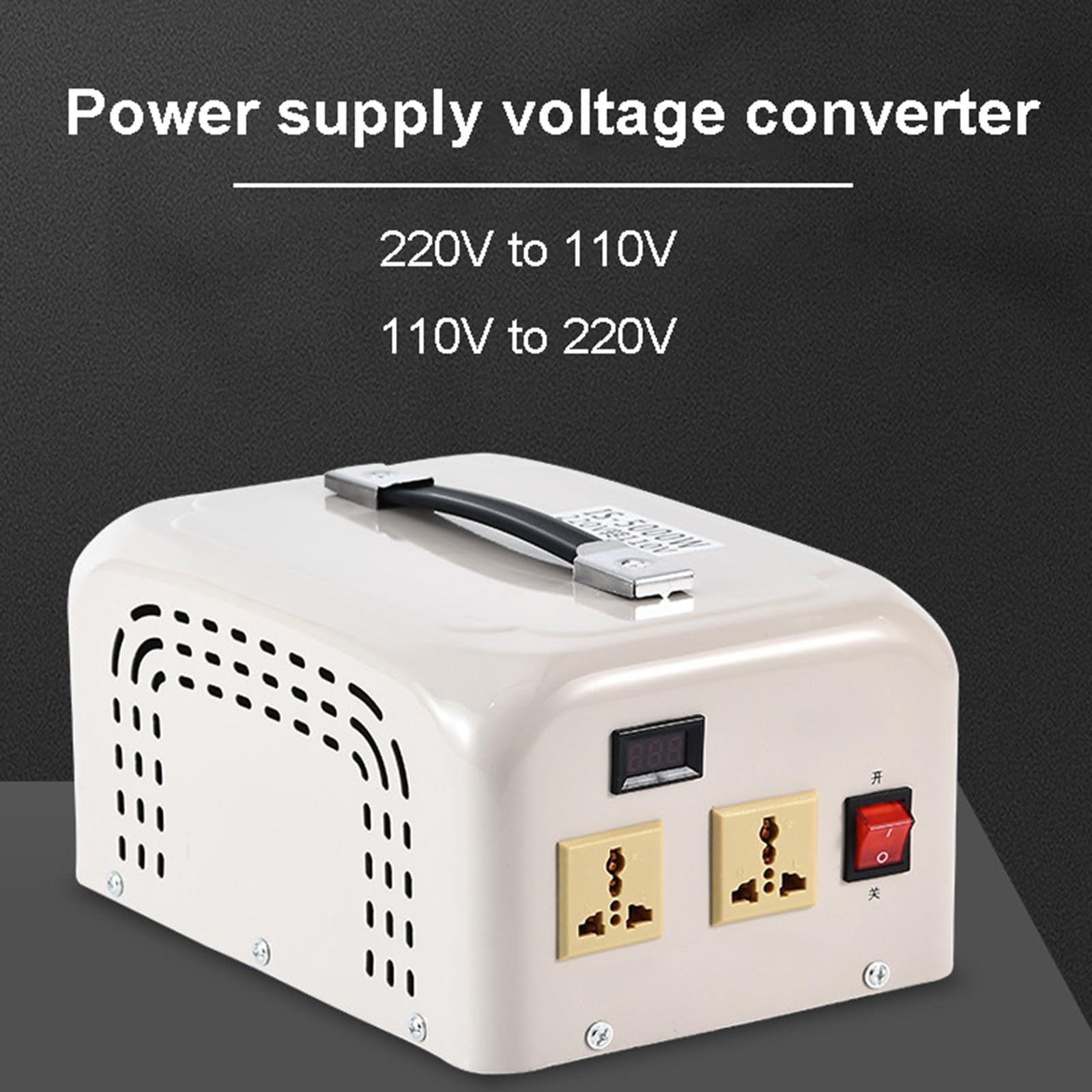 Przetwornica napięcia zasilania, transformator dużej mocy 220 V na 110 V/220 V na 100 V Nadaje się do urządzeń do gotowania ryżu, lodówek i telewizorów,7000W-110V-to-220V