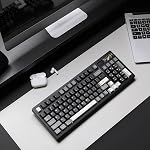 YUNZII IF99 Wireless Mechanical Gaming Keyboard with Smart LCD Display, QMK/VIA Programmable BT/2.4G/USB-C Gasket Mounted Hot Swap RGB 96% Layout for Mac/Win (Black, Gateron Zero Switch)