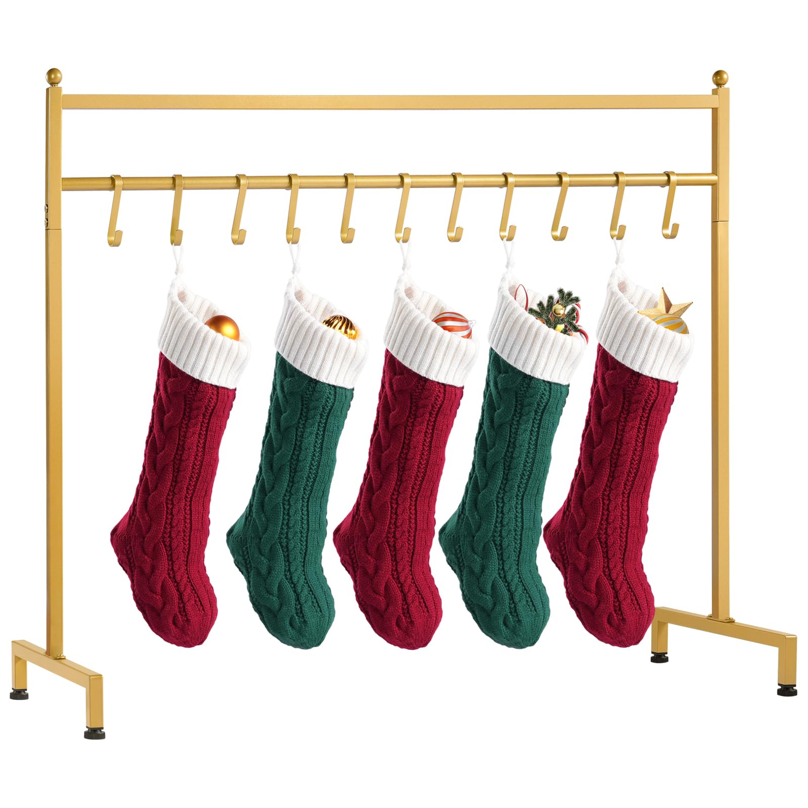 Amazon.com: ELYKEN Christmas Stocking Holder, Freestanding Stocking ...