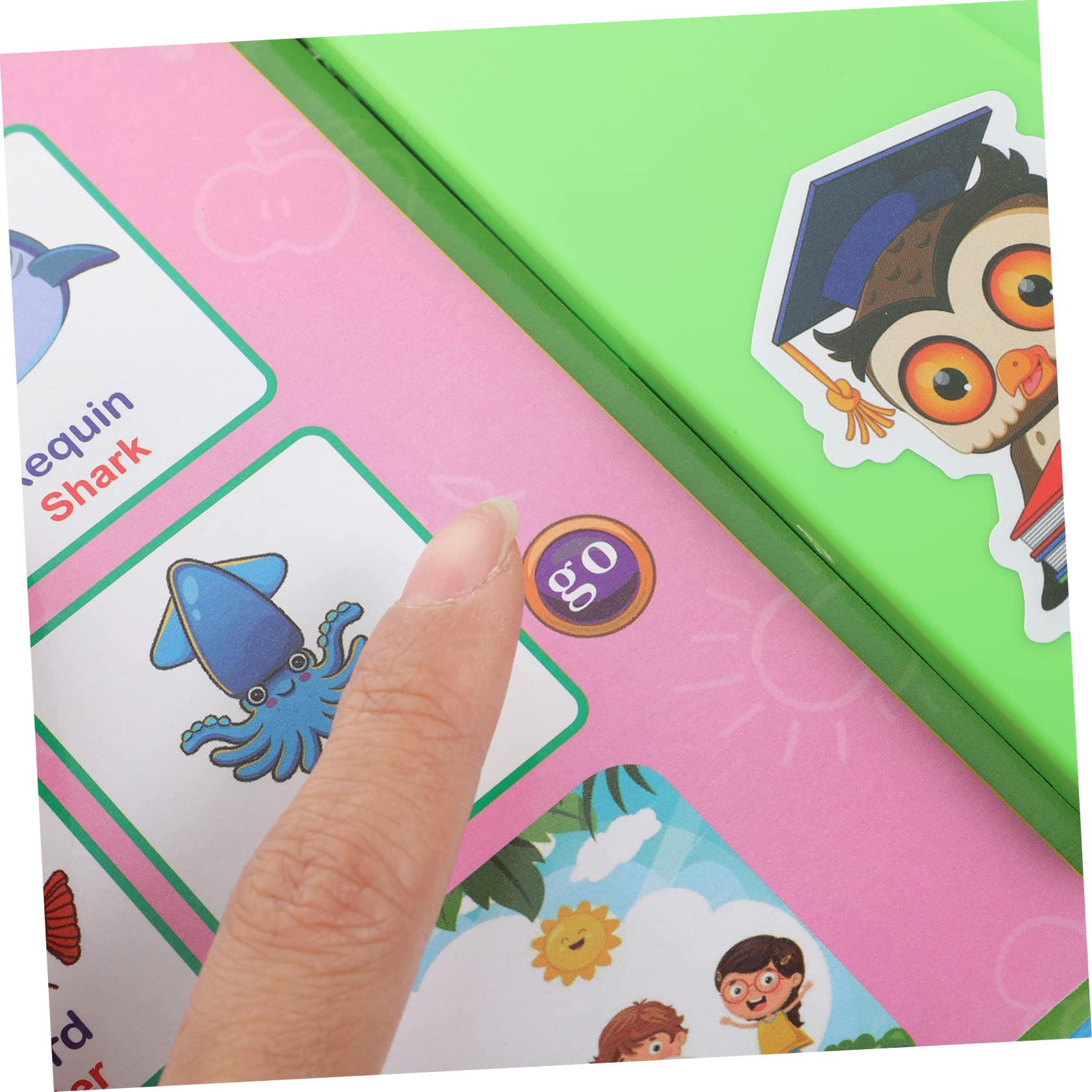 Toddmomy French English Learning Interactive Sound Book for Toddlers 1-4 Years Old