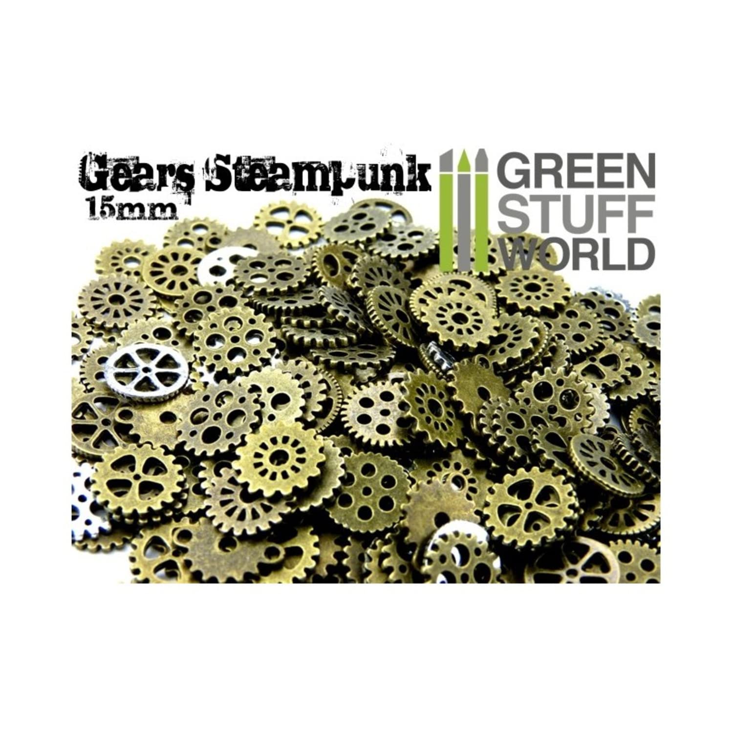 Green Stuff WorldGears & Cogs - 15mm (85g)