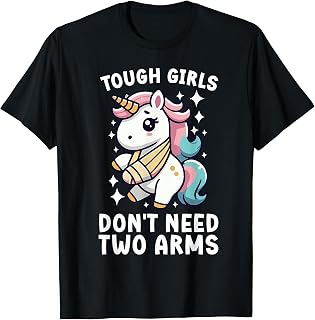 Broken Arm Recovery Unicorn Broken Arm Survivor T-Shirt
