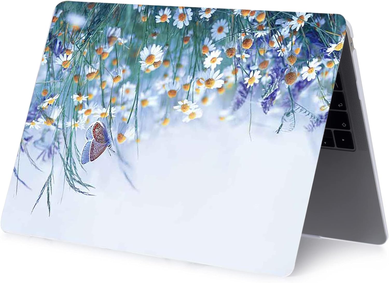 Hard Case Compatible with MacBook Pro 16 Inch 2021 Release A2485 M1 Pro/ M1 Max with Touch ID, Plastic Laptop Hard Shell Case Cover & Keyboard Cover for MacBook Pro 16'' - Daisy