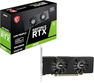 MSI GeForce RTX 3050 LP E 6G OC グラフィックスボード VD9314