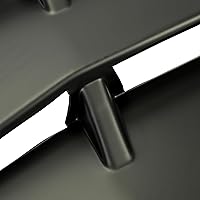 Vista 7 de ECOTRIC Cubierta de rejilla de ventana trasera compatible con Dodge Charger Vent ABS GT Lambo 2011-2023 pintado negro mate