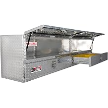 Westin 80-TB400-96D-BD Brute High Capacity Stake Bed Contractor Tool Box Topsider with Base Drawers 96"x20"x24"