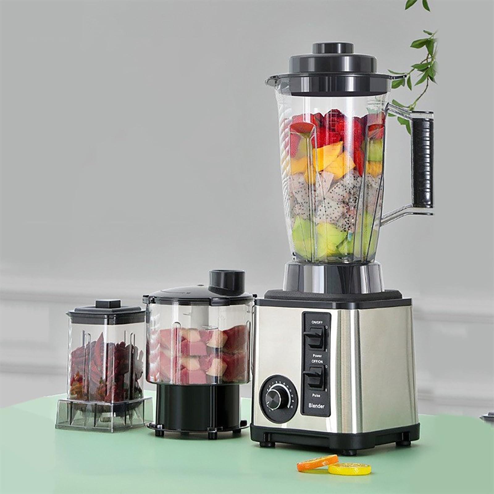 Mélangeur de comptoir portable pour préparer vos viandes et légumes frais