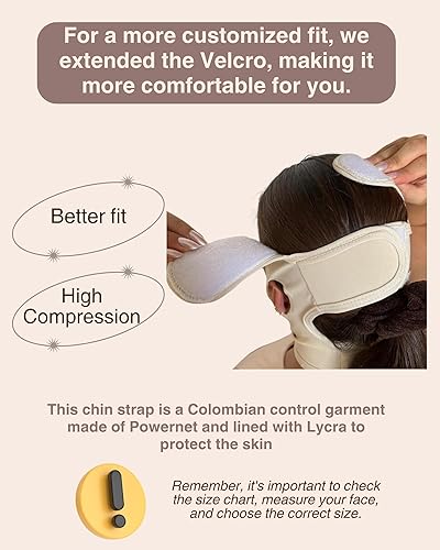 Miniatura 8 de Shape Concept 301 Correa de barbilla banda de soporte para cuello vendaje cara barbilla alta compresión