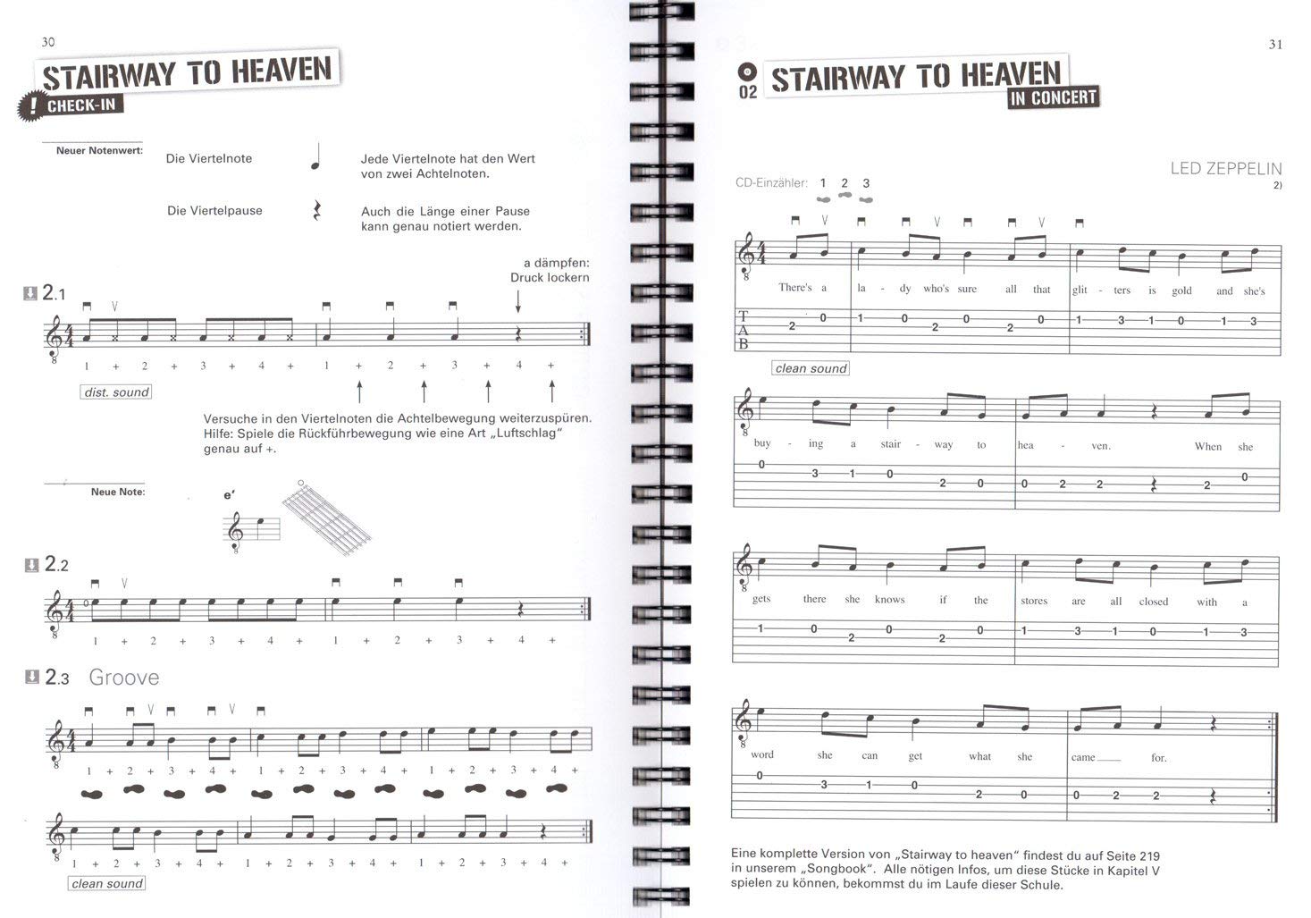 Schule für E-Gitarre von Michael Langer mit CD, Gratis-Download und Original Dunlop Plek - mit den größten Hits der Rockgeschichte Gitarre lernen