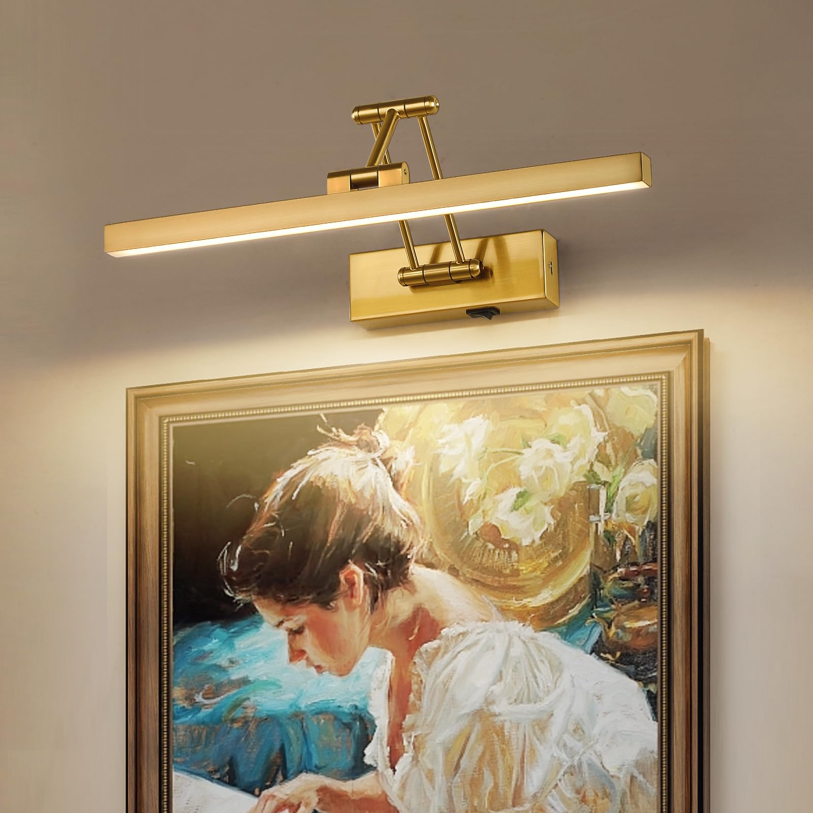 天井につける電気/4枚目の写真を参考に…私詳しくないです。 Amazon.co.jp: Pasoar ピクチャーライト 9960 (電池式真鍮、15.52