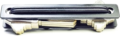 Miniatura 4 de Organizador de llaves compacto (soporta hasta 24 llaves y nunca se afloja, sin herramientas) con abridor de botellas y accesorio de llavero