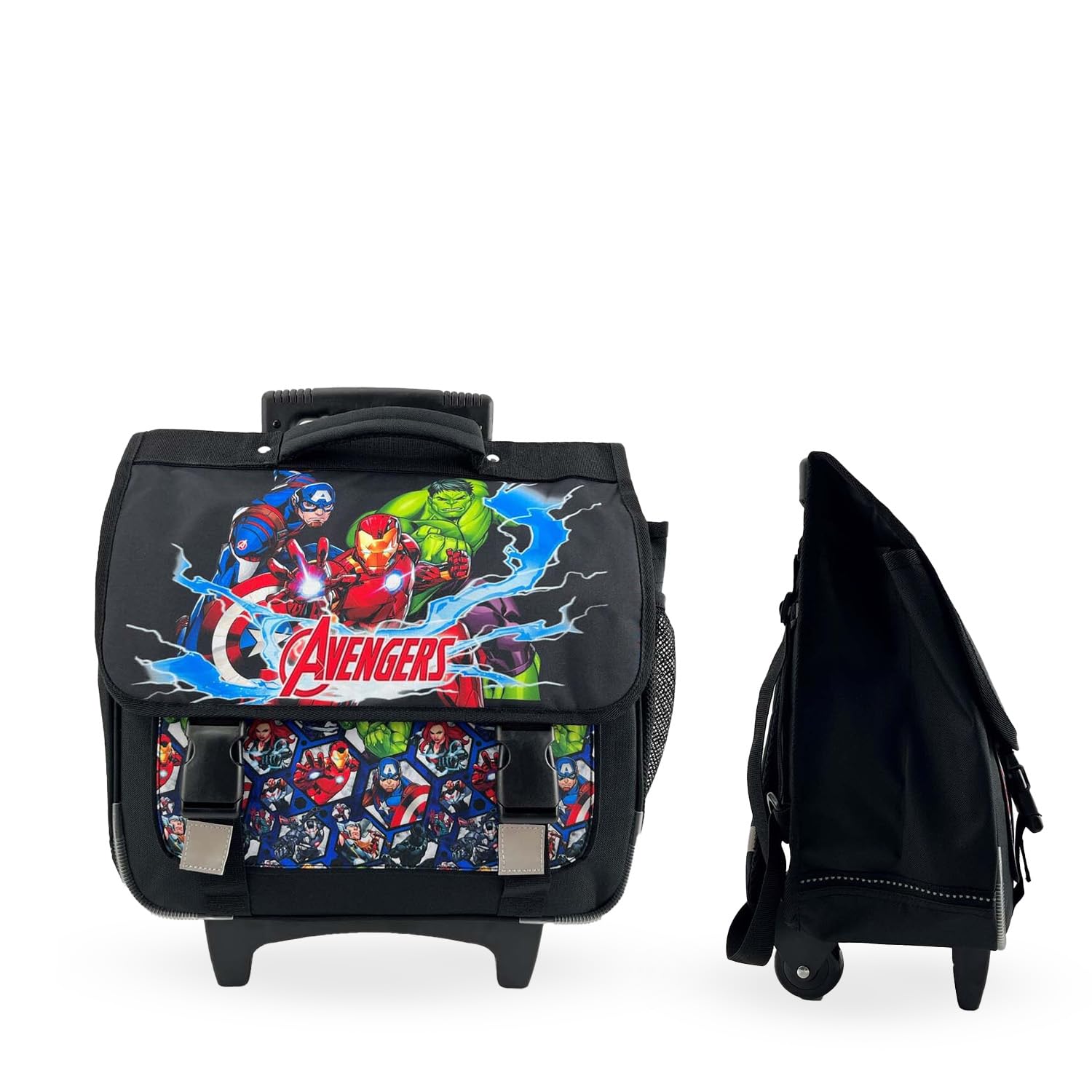 Bagtrotter Avengers - Cartable Scolaire à roulettes 38 cm