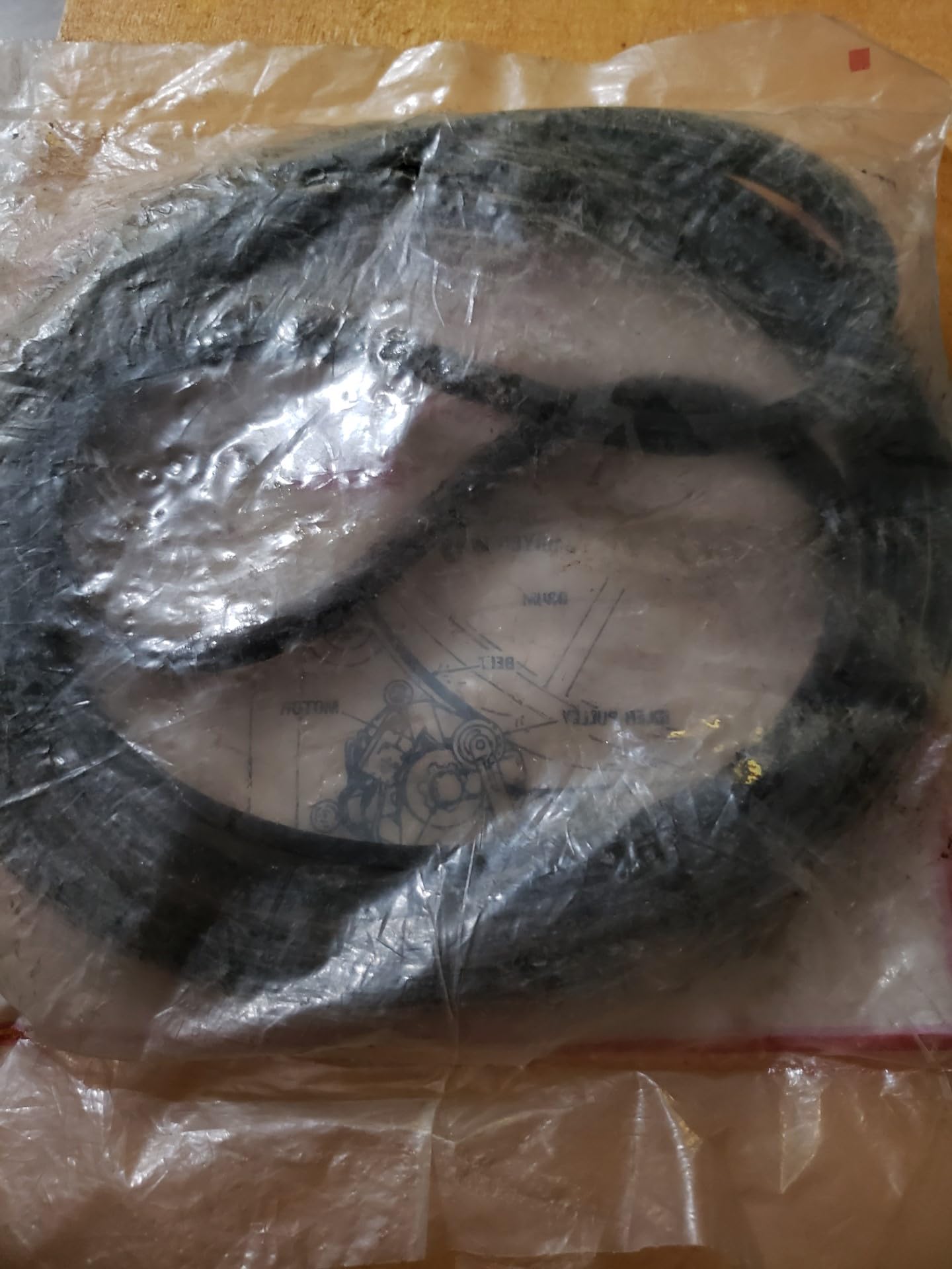 Jason Industrial 53.0M100 Type 400 Endless Woven Flat Belt, Polyester, 53