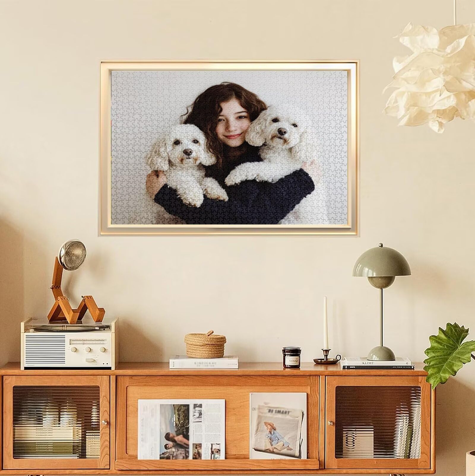 Puzzle Personalizado con Foto, Personalizada Rompecabezas Personalizado Diseña tu Logo Foto o Texto, Personalizado Navidad Halloween San Valentín Parejas Niños Familia Amigos h-3717